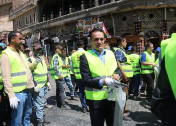 هەڵمەتێكی خاوێنكردنەوە سەنتەری شاری هەولێر ئەنجام درا